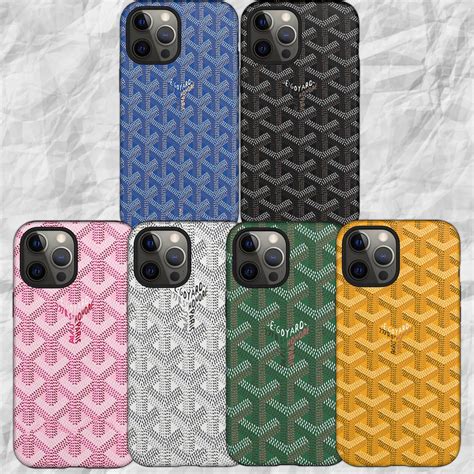 goyard college phone cases|authentic Goyard iphone case.